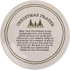 Home Essentials Christmas Prayer Giving Plate