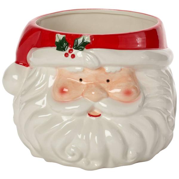Home Essentials 210oz Figural Santa Face Bowl