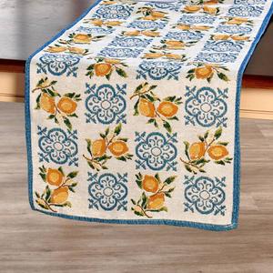 Basil & Bloom Blue Lemons Runner - 16x90