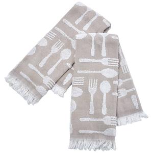 Fork and Spoon 2pk Kitchen Towel