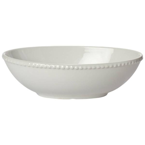 Home Essentials 12in. Pure White Oval Bowl