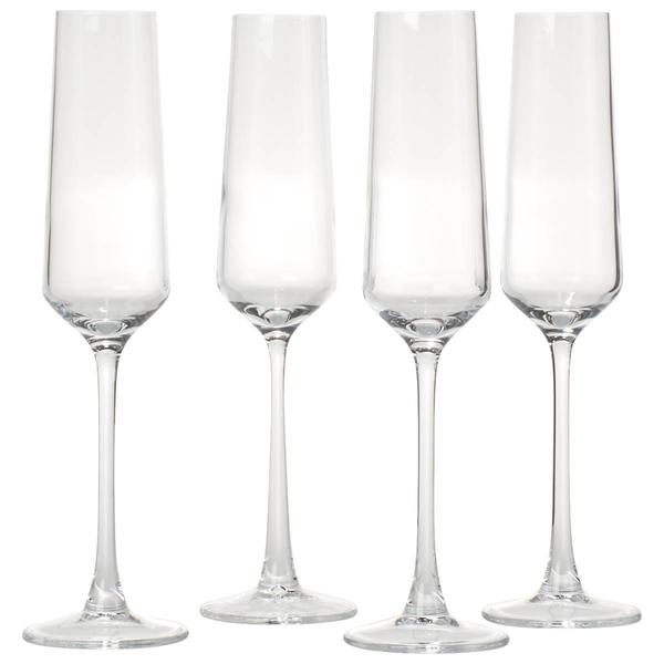 Home Essentials La Maison Flute Stem Champagne Glasses - Set of 4