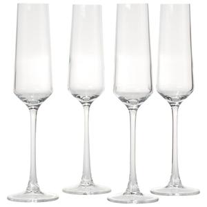 Home Essentials La Maison Flute Stem Champagne Glasses - Set of 4