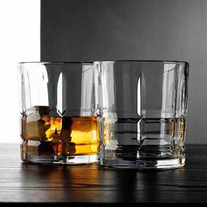 Home Essentials Point Double Old Fashion Glasses - Set of 4