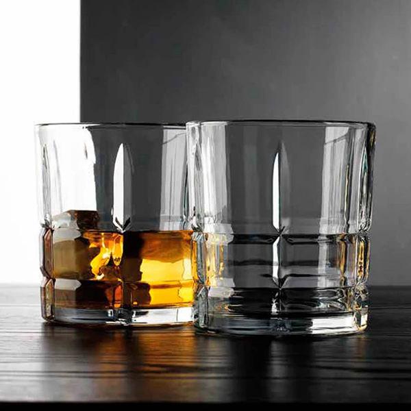 Home Essentials Point Double Old Fashion Glasses - Set of 4
