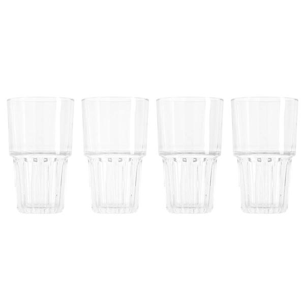 Forum Clear 16.27oz. High Ball Glasses - Set of 4