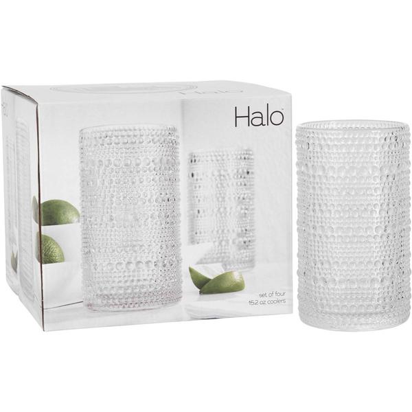 Home Essentials Halo 15oz. Clear Hiball Glasses - Set of 4