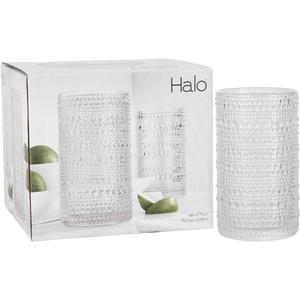Home Essentials Halo 15oz. Clear Hiball Glasses - Set of 4