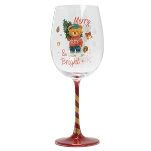 Home Essentials 15oz. Christmas Teddy Goblet