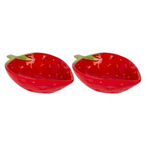 Home Essentials Set of 2 Strawberry Dip Bowls