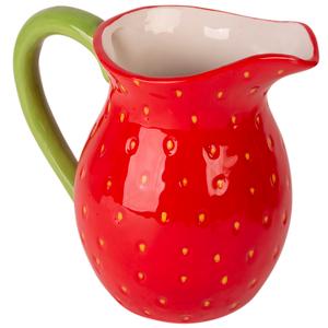 Home Essentials Strawberry Ceramic Pitcher alternate view