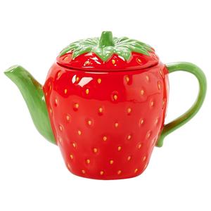 Home Essentials Strawberry Ceramic Teapot alternate view