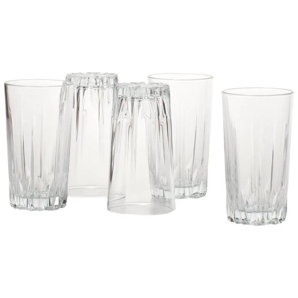 Clarity Set of 10 Diamante 15oz Highball Glasses