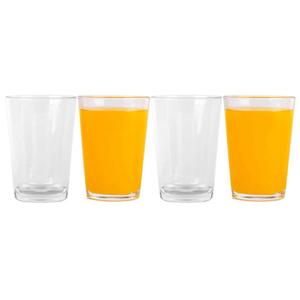Home Essentials Set of 4 Alanya 7oz. Juice Glasses