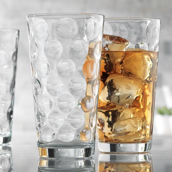 Home Essentials Eclipse Set of 10 High Ball Glasses