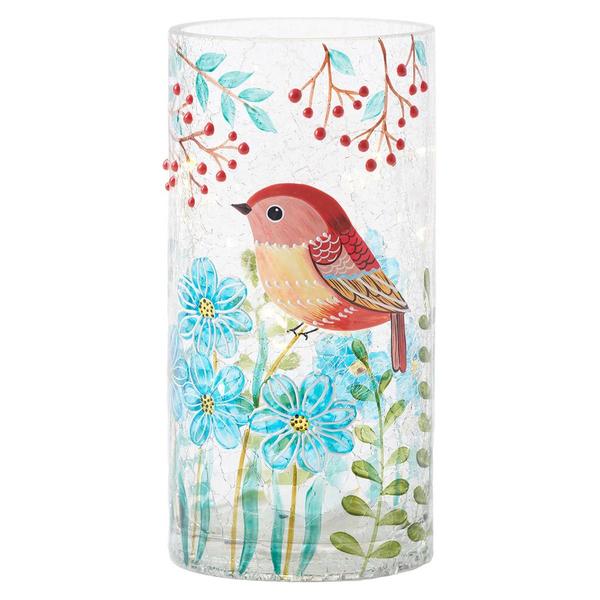 Home Essentials Partridge LED Lighted Vase