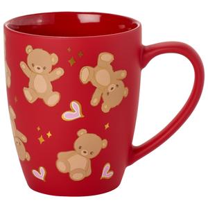 Home Essentials Soft Teddy Bear & 20oz. Heart Mug