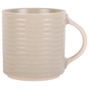 Home Essentials 18oz. Matte Grey with Lines Mug