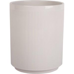 Home Essentials 7.5 in. Embellished Thin Lines Utensil Crock
