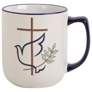 Home Essentials 16oz. Cross & Dove on Branch Mug