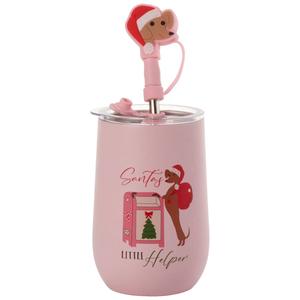 Home Essentials Dachshund Tumbler w/ Straw