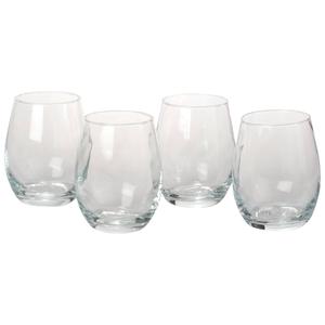 Home Essentials Basic 20oz. Stemless Wine Glasses - Set of 4