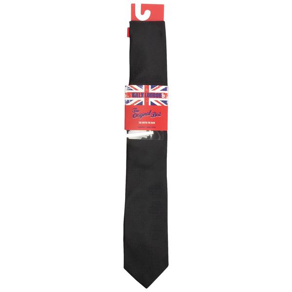 Mens Billy London OTG Solid Tie with Tie Bar