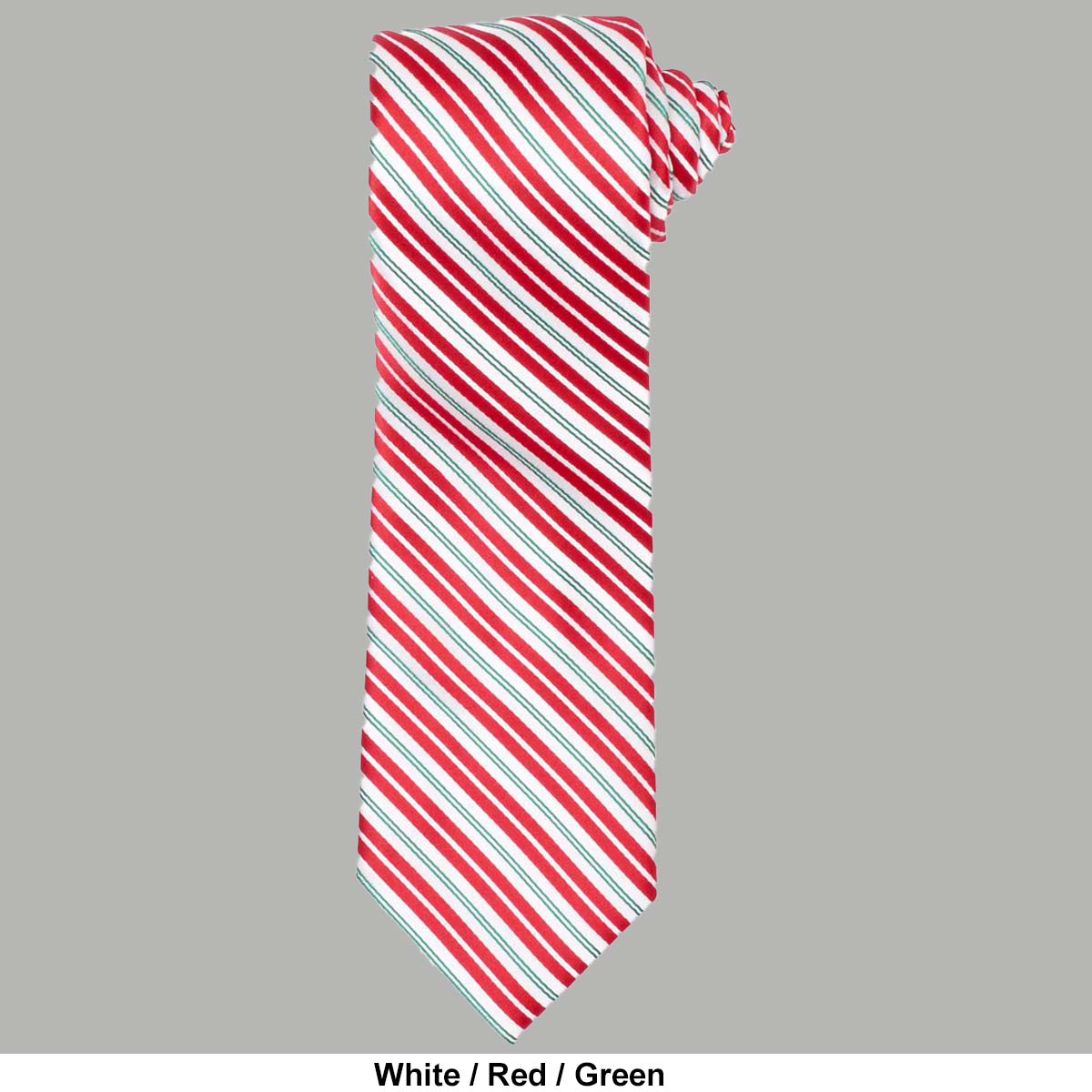 Mens Hallmark Candy Cane Stripe Tie