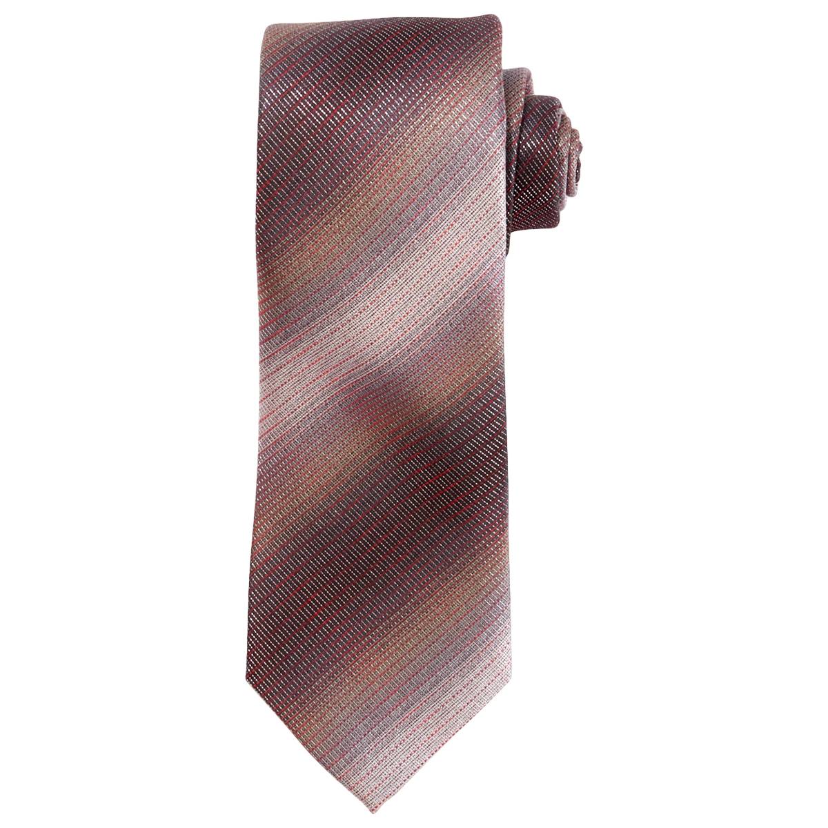 Mens Van Heusen(R) Shaded Ombre Striped Micro Geometric XL Tie