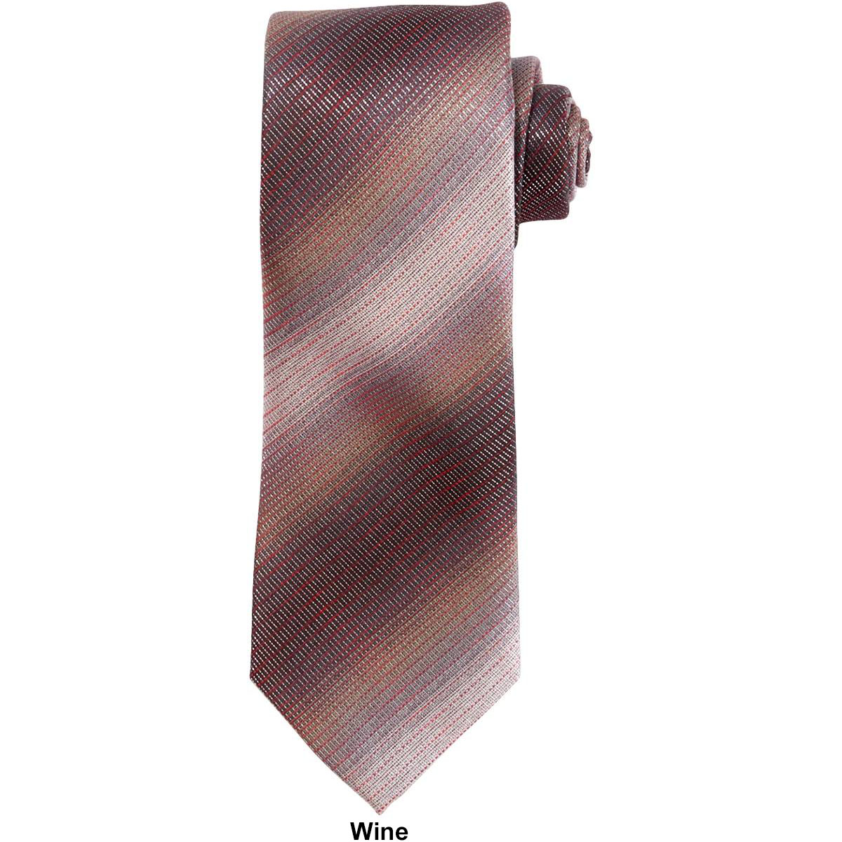 Mens Van Heusen(R) Shaded Ombre Striped Micro Geometric XL Tie