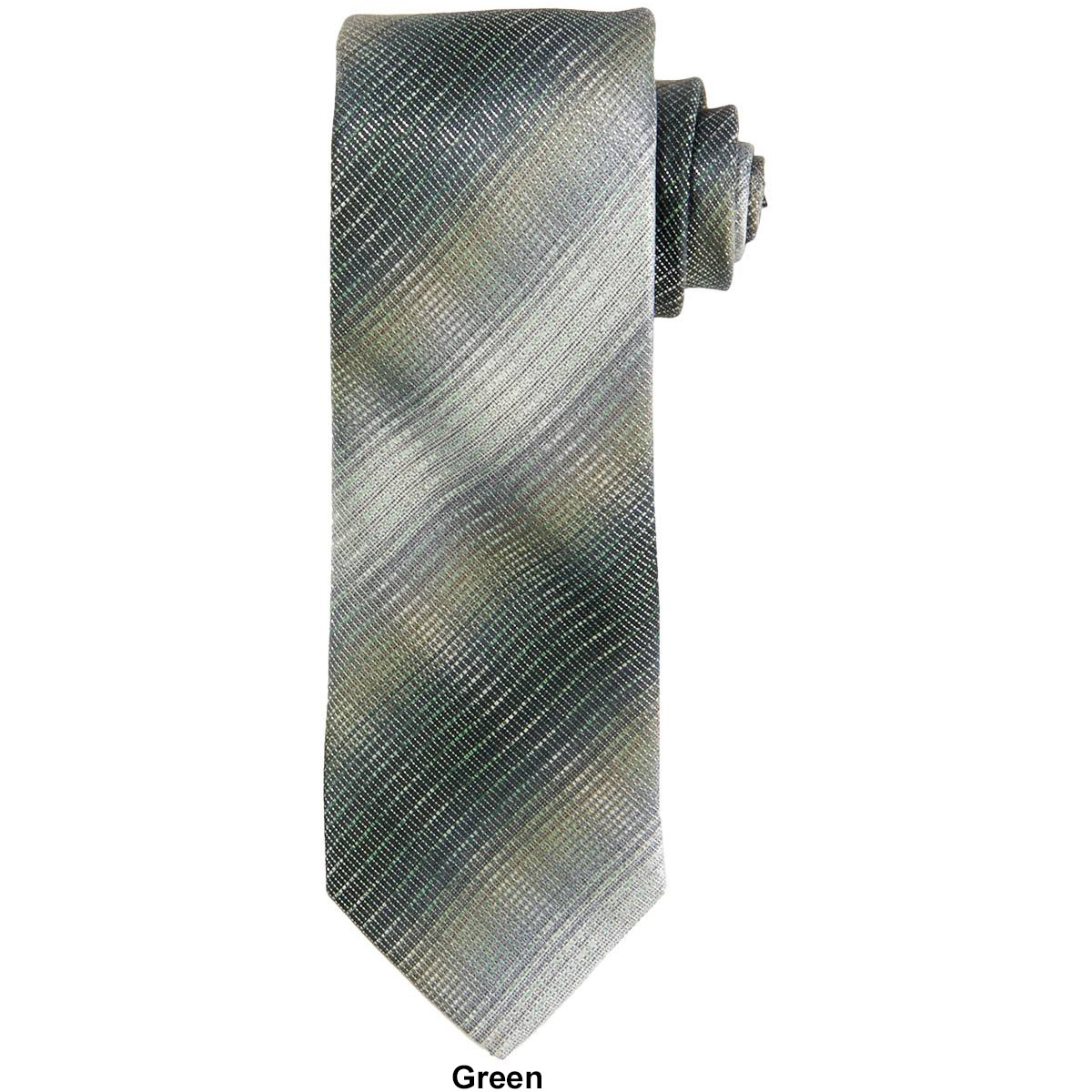 Mens Van Heusen(R) Shaded Ombre Striped Micro Geometric XL Tie