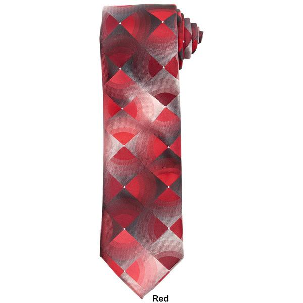 Mens Van Heusen(R) Half Circle Geometric Tie alternate view