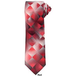 Mens Van Heusen(R) Extra Large Half Circle Geometric Tie alternate view