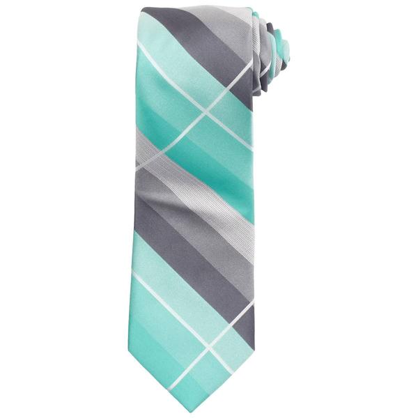 Mens Arrow Fine Line & Stripes Grid Tie alternate view