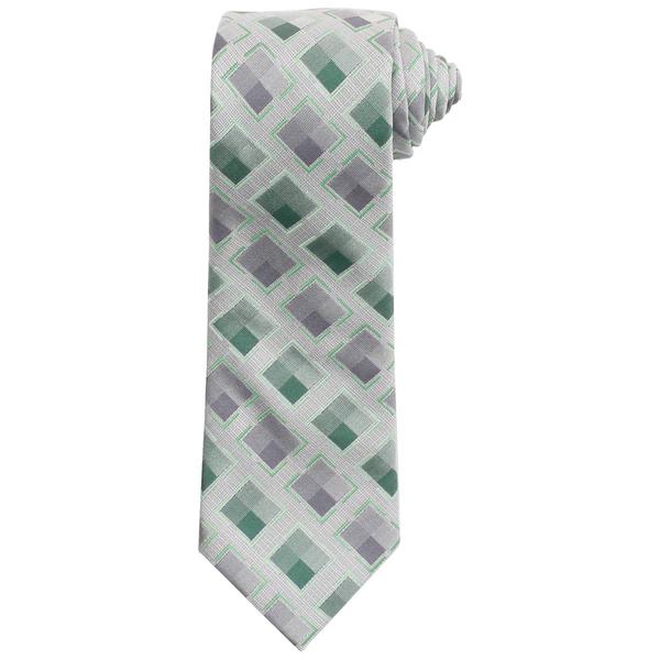 Mens Arrow Textured Spaced Geometric Tie alternate view