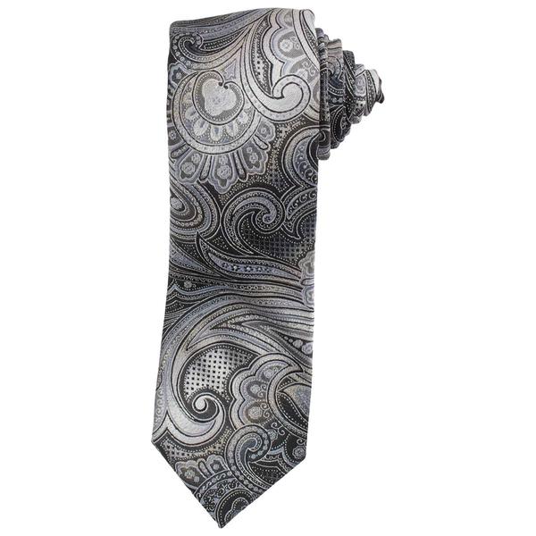 Mens Van Heusen(R) XL Shaded Paisley Tie alternate view