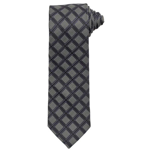 Mens Geoffrey Beene Textured Grid Tie alternate view