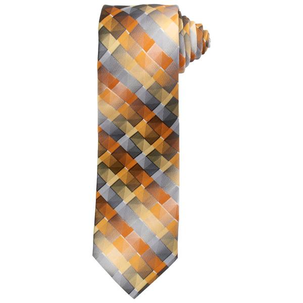 Mens Van Heusen(R) Extra Long Geometric Plaid Tie alternate view