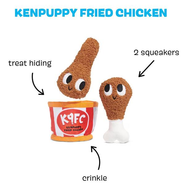 Bark Box Ken Puppy Fried Chicken Pet Toy alternate view