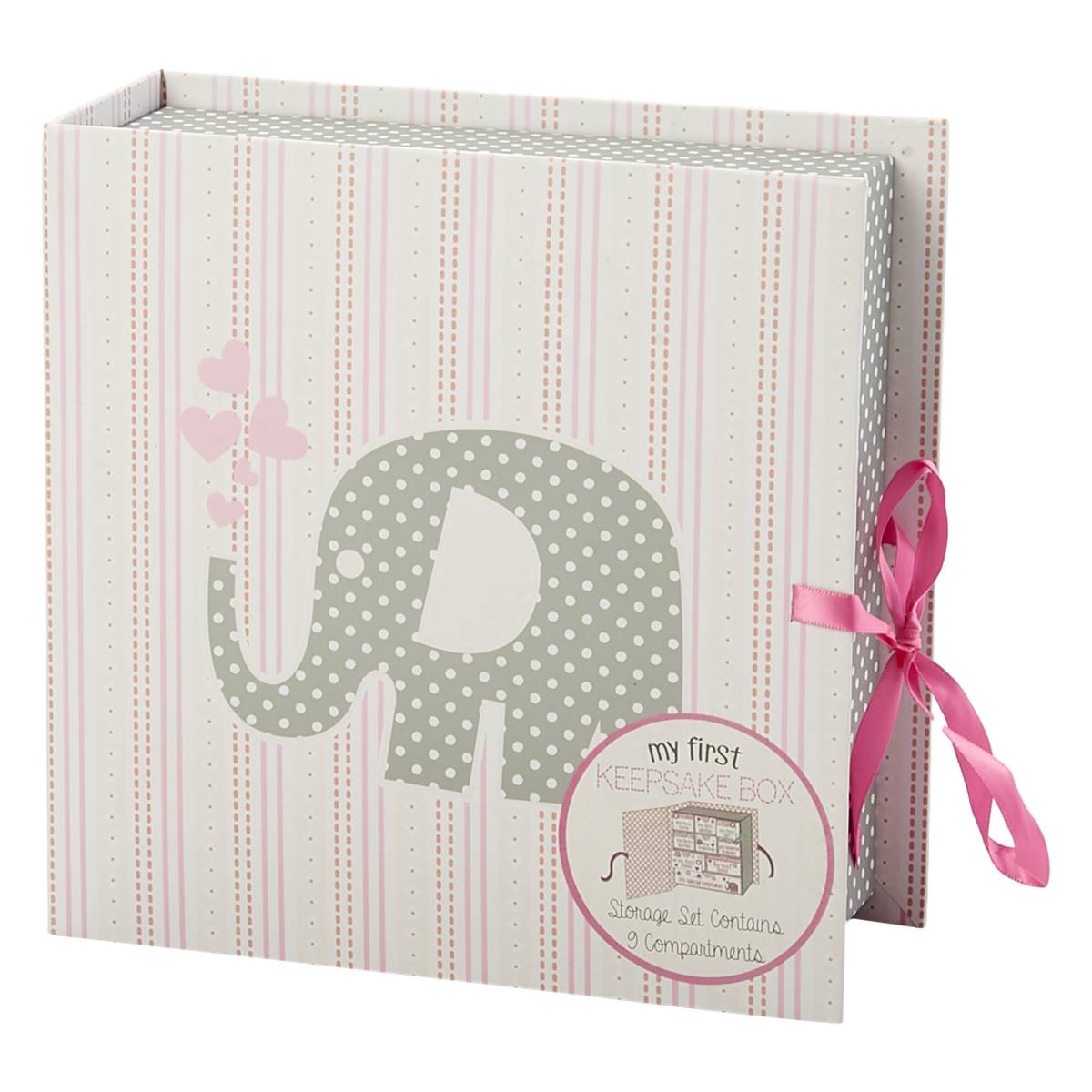 Baby Tri-Coastal Elephant Keepsake Box