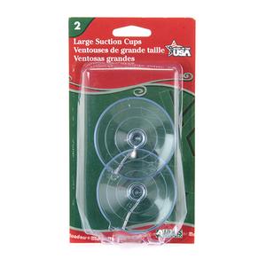 2pk. Large Rubber Suction Cups