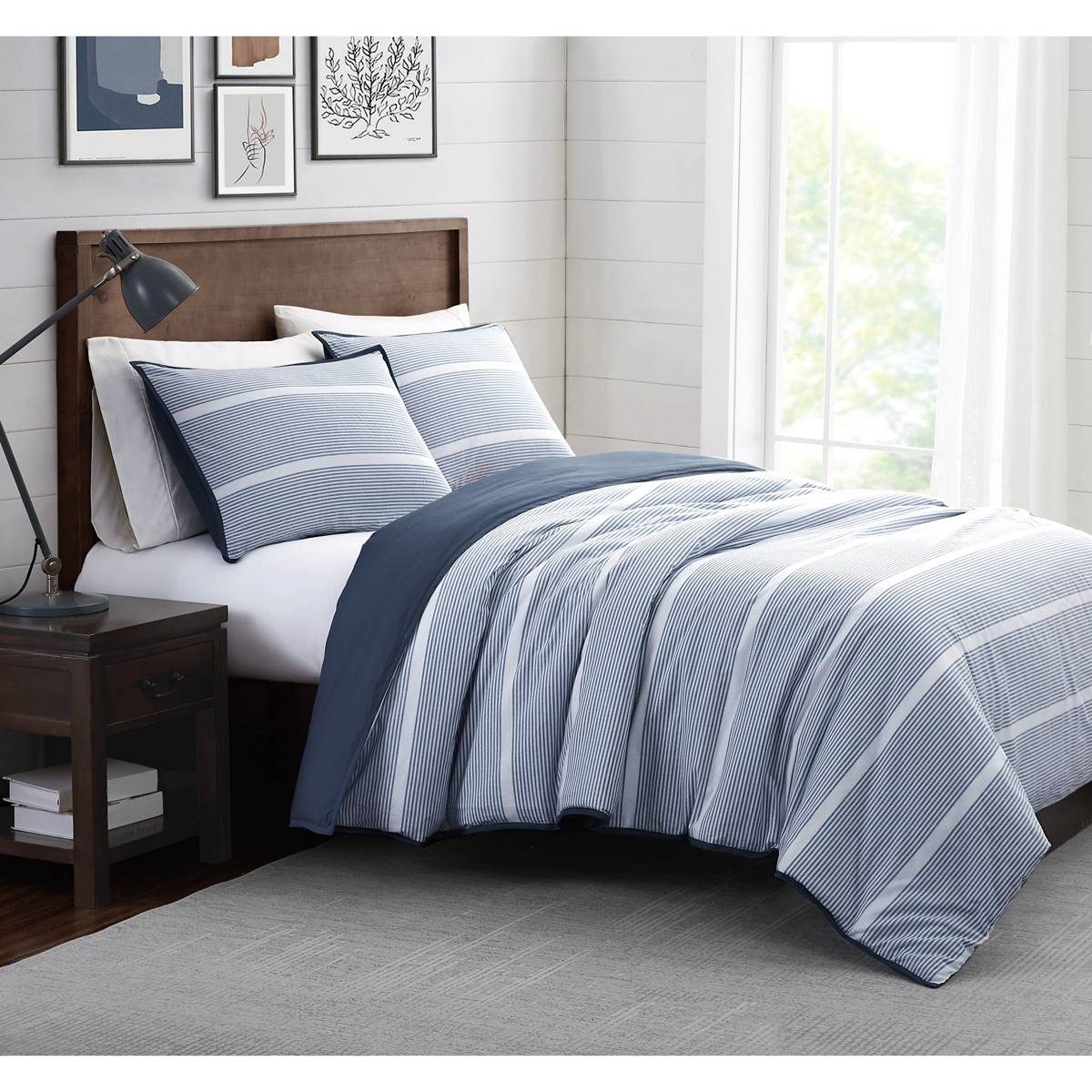 Brooklyn Loom Niari Yarn Dye Stripe Duvet Cover Set