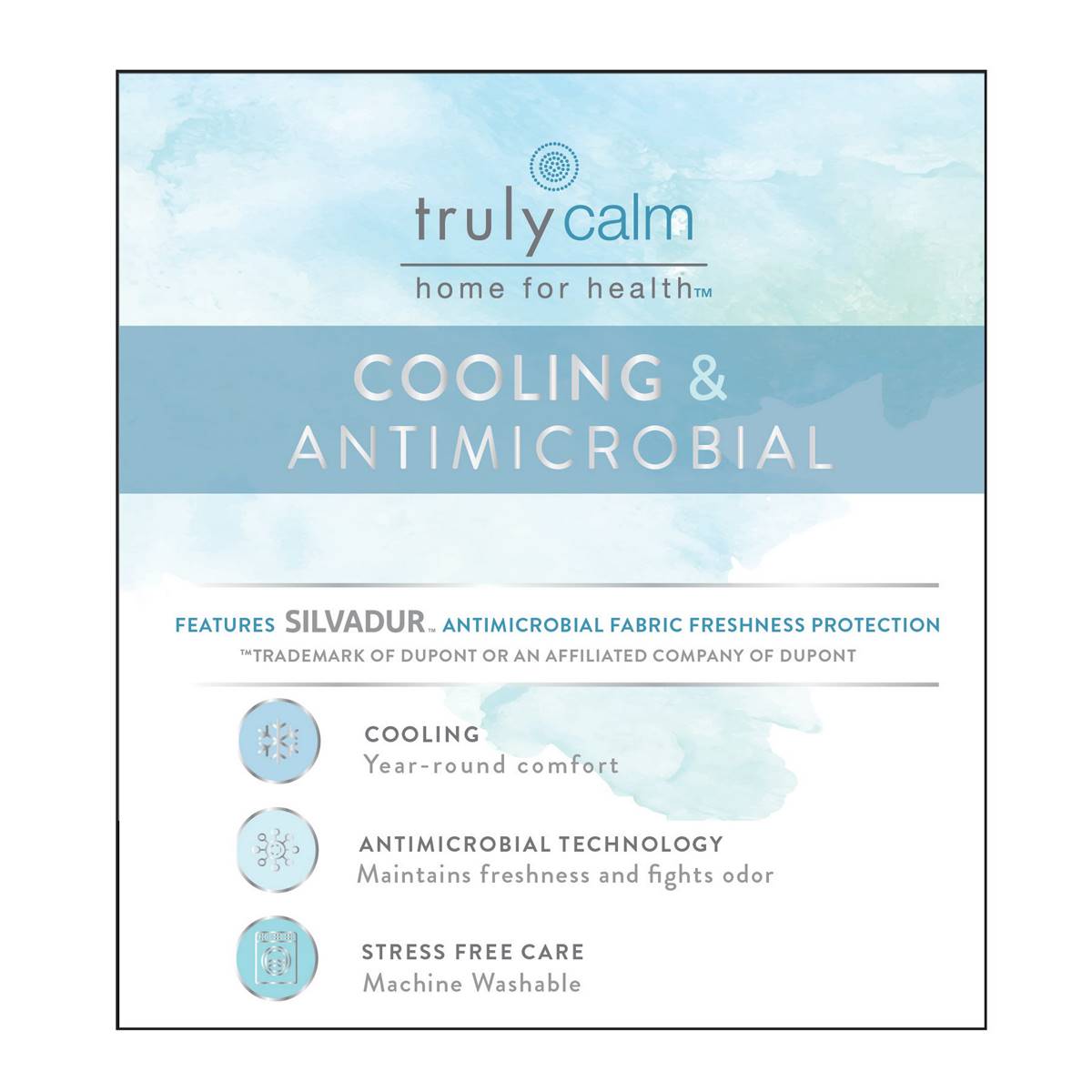 Truly Calm Silver Cool Duvet Set