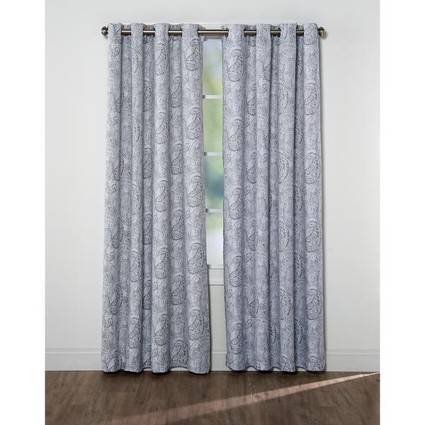 London Fog Brunswick Grommet Panel Curtain