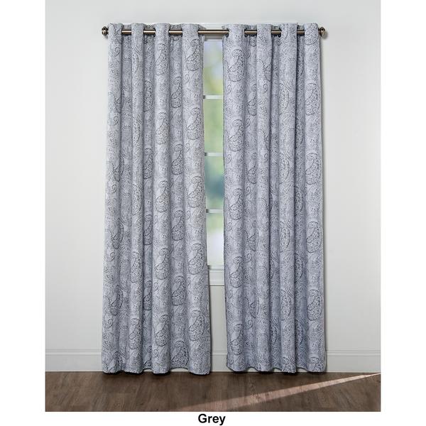 London Fog Brunswick Grommet Panel Curtain alternate view