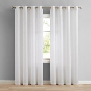 Remi Textured Sheer Grommet Panel Curtain