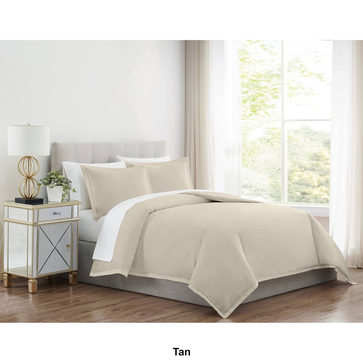 Charisma 310TC Classic Solid 3pc. Duvet Set