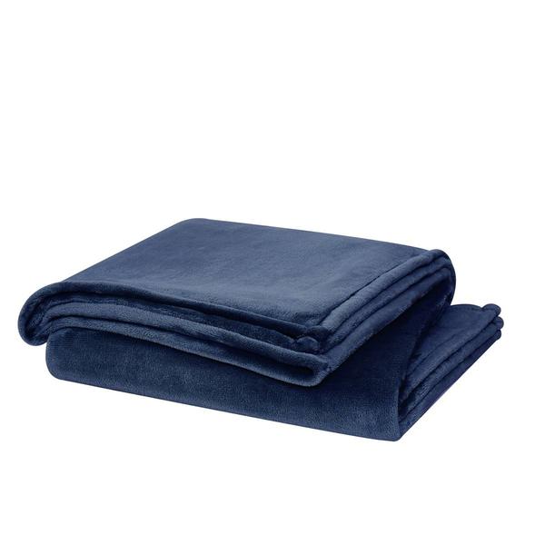 Cannon Solid Plush Throw