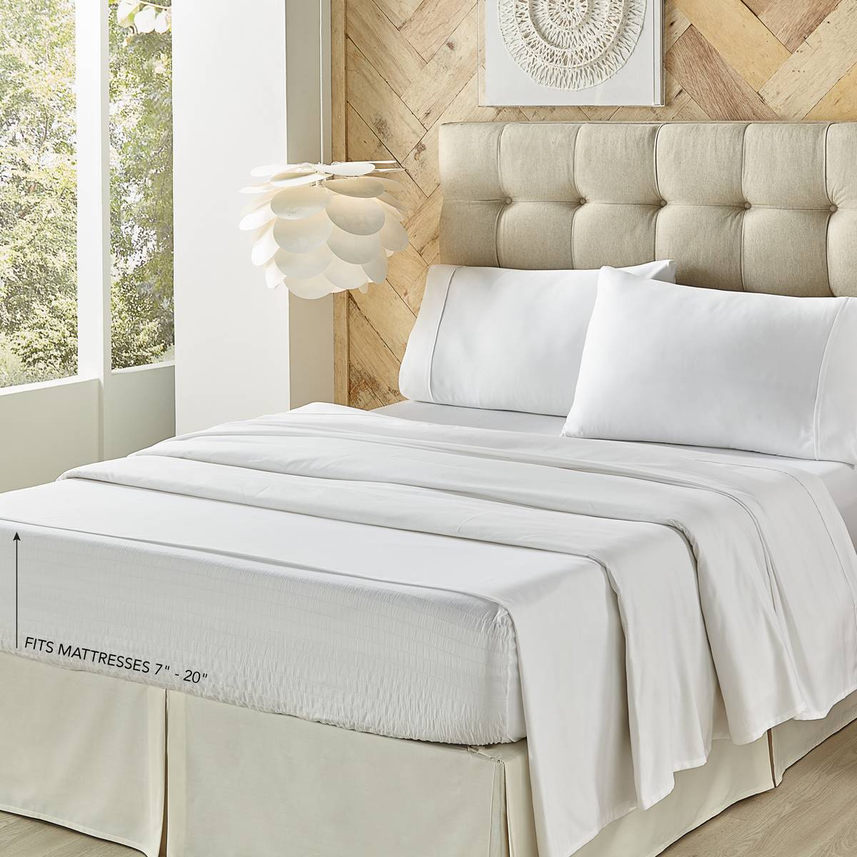 J. Queen New York Royal Fit Adjustable Bed Sheet Set