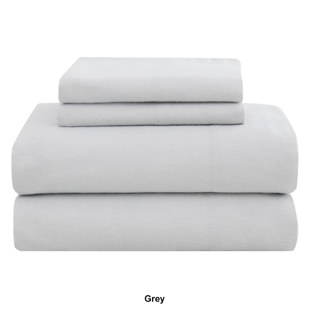Truly Soft Solid Twin Flannel Sheet Set